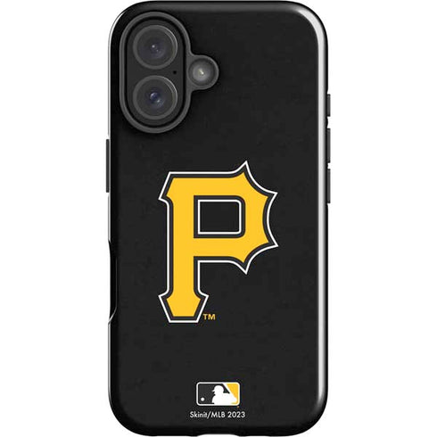 MLB Pittsburgh Pirates - Solid Distressed iPhone 16 Plus Impact Case